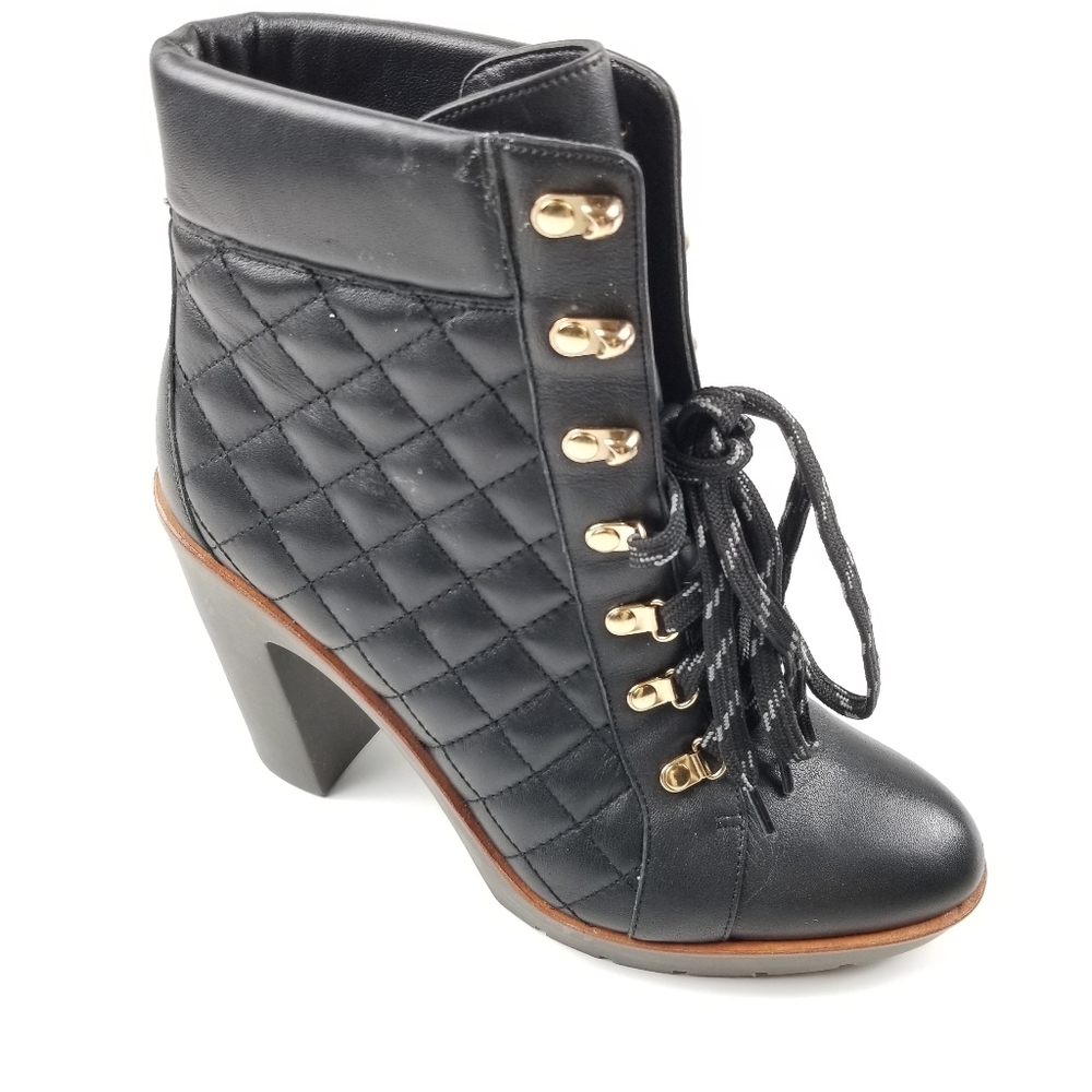 Sold Kate Sppade NY Gianna Leather Booties Size 10 - Picture 2 of 7